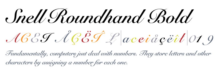 Snellroundhand Free Font